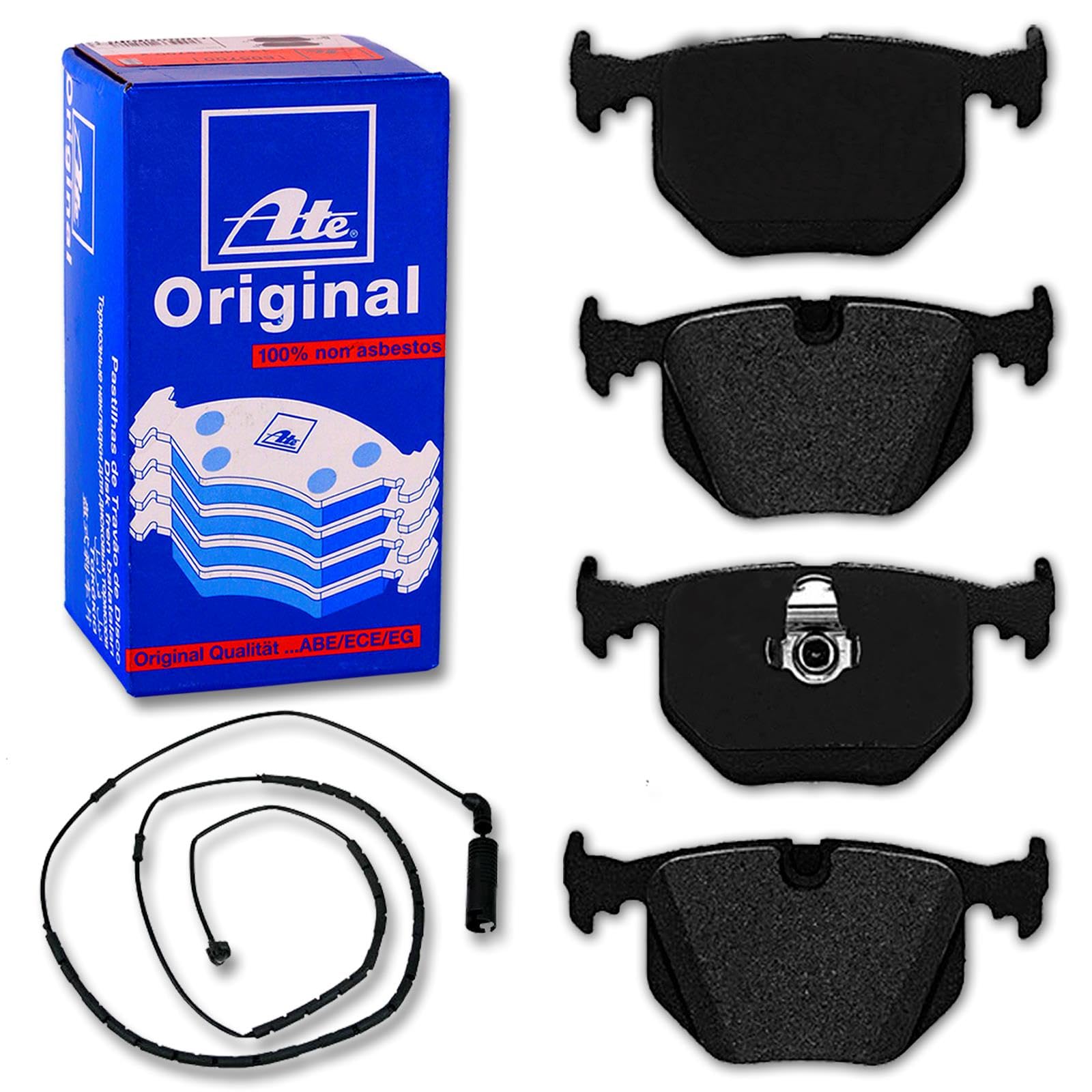 ATE Bremsbeläge + WK hinten passend für 3er E46 Limo Touring Coupe Cabrio ATE Bremsbeläge + WK hinten passend für 3er E46 Limo Touring Coupe Cabrio von BandelOne