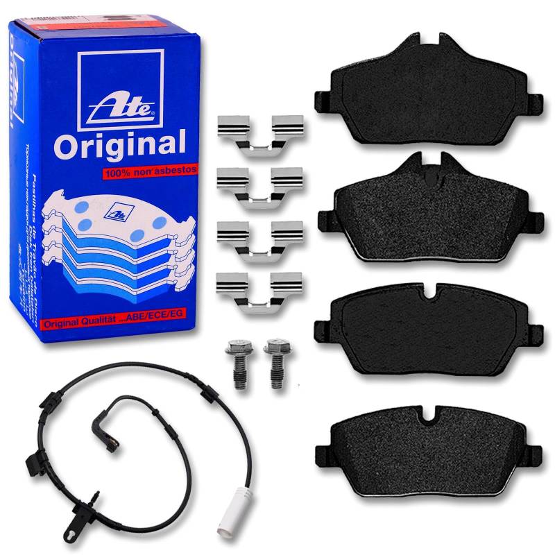 ATE Bremsbeläge + Warnkontakt vorne passend für Mini R56 R57 NUR bis Bj. 8/2010 von BandelOne