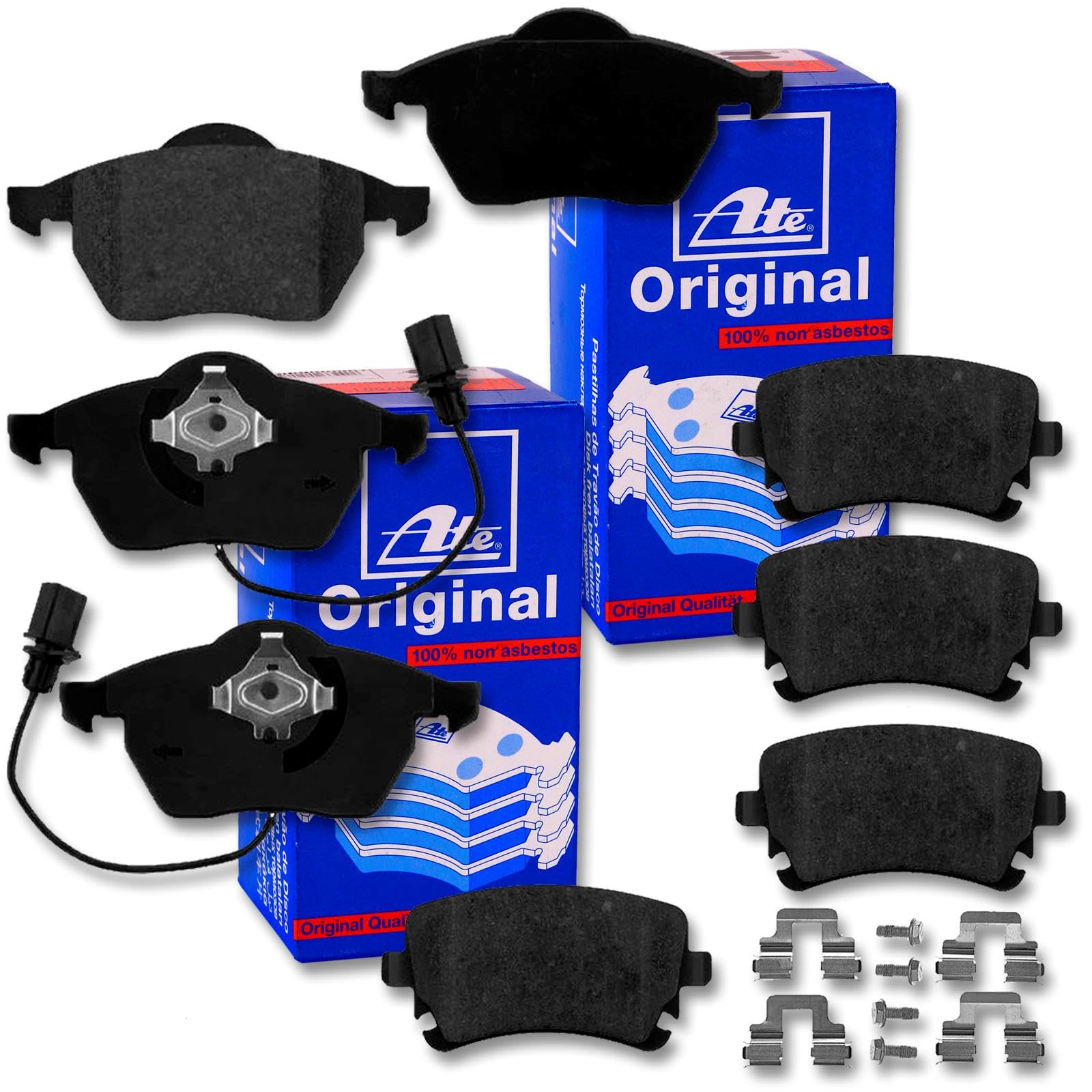 ATE Bremsbeläge vorne + hinten passend für A4 8E B7 + A6 4F C6 auch Avant ATE Bremsbeläge vorne + hinten passend für A4 8E B7 + A6 4F C6 auch Avant von BandelOne