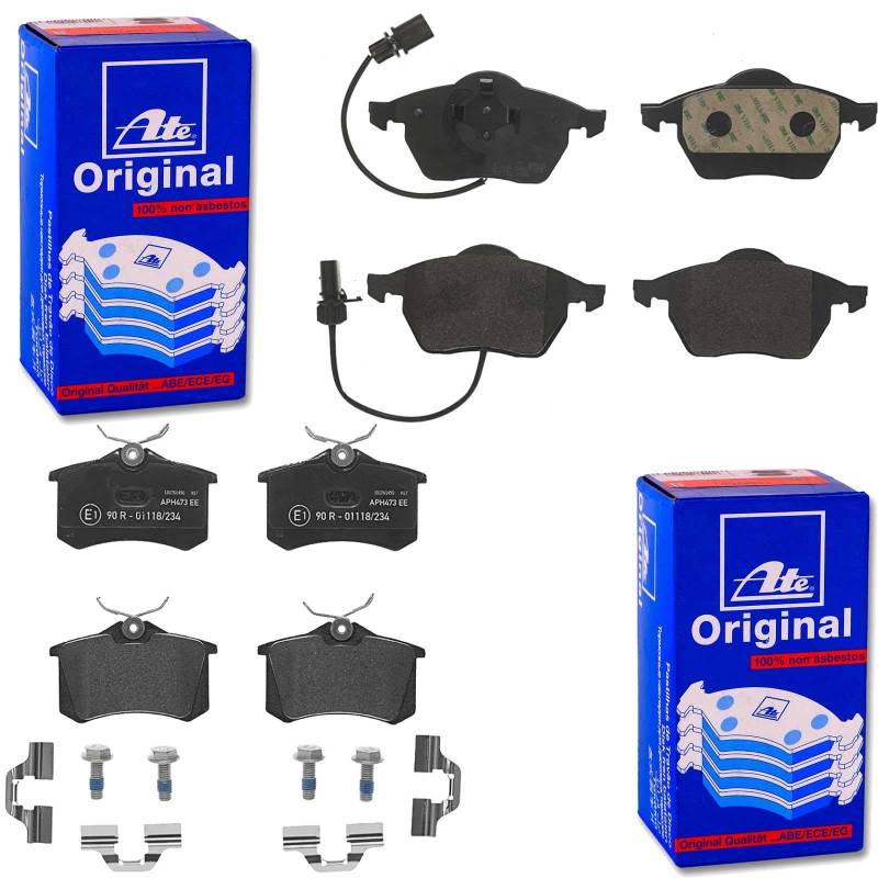 ATE Bremsbeläge vorne + hinten passend für A4 B5 A6 C5 Passat SUPERB von BandelOne