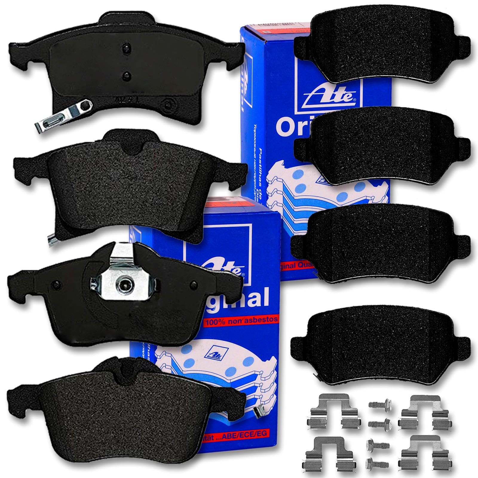 ATE Bremsbeläge vorne + hinten passend für Astra H + B + Meriva A B ATE Bremsbeläge vorne + hinten passend für Astra H + B + Meriva A B von BandelOne