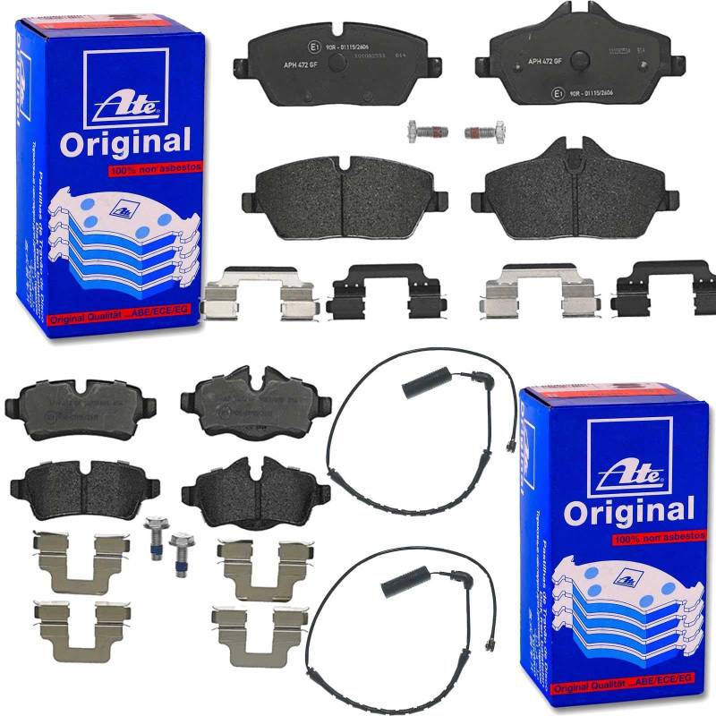 ATE Bremsbeläge vorne + hinten passend für Mini R56 R57 R58 von BandelOne