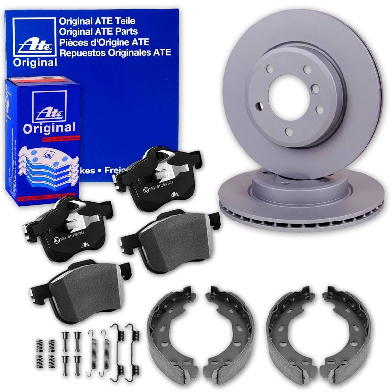ATE Bremsscheiben + Beläge + Handbremse hinten für Qashqai J10 X-TRAIL von BandelOne