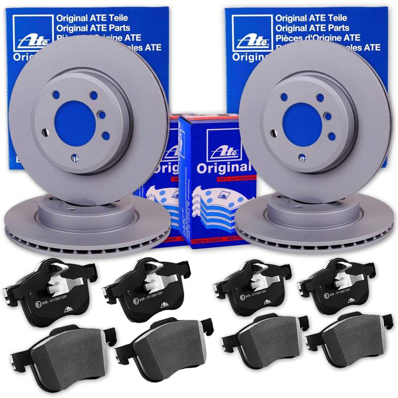 ATE Bremsscheiben + Beläge vorne + hinten für A6 A7 4G C7 auch Allroad von BandelOne