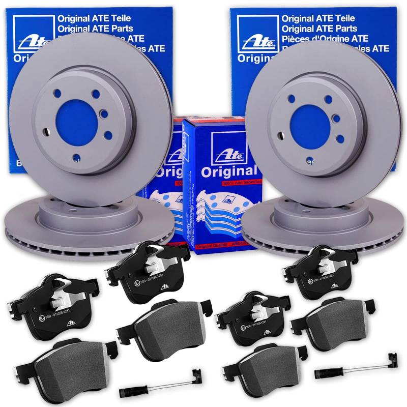 ATE Bremsscheiben + Beläge vorne + hinten für GLK X204 auch 4matic von BandelOne