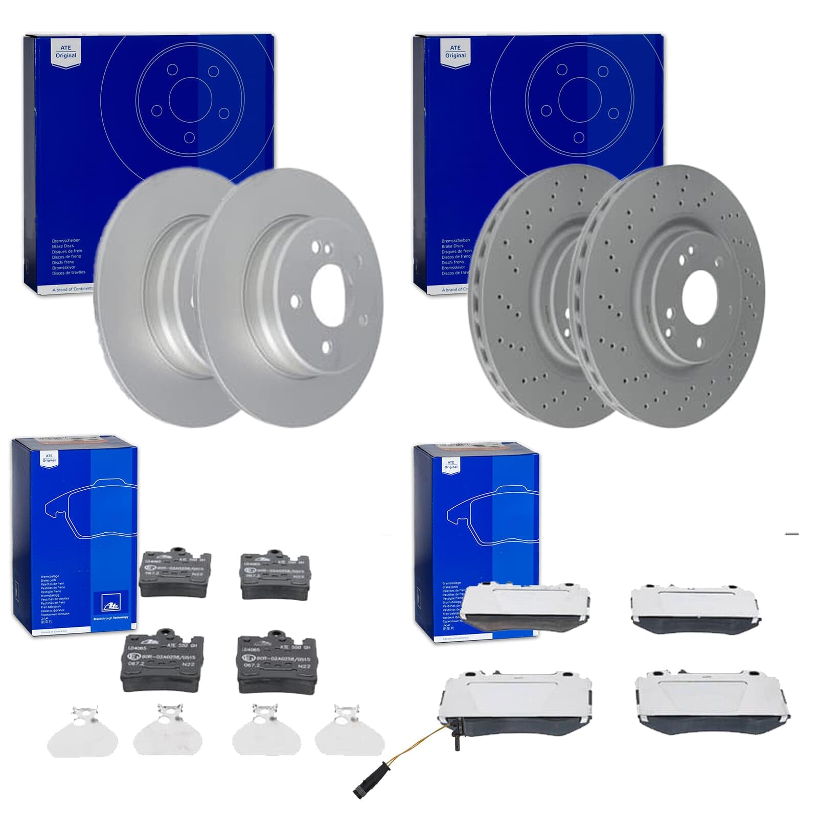 ATE Bremsscheiben + CERAMIC vorne + hinten passend für C-Klasse W203 S203 SLK R171 ATE Bremsscheiben + CERAMIC vorne + hinten passend für C-Klasse W203 S203 SLK R171 von BandelOne