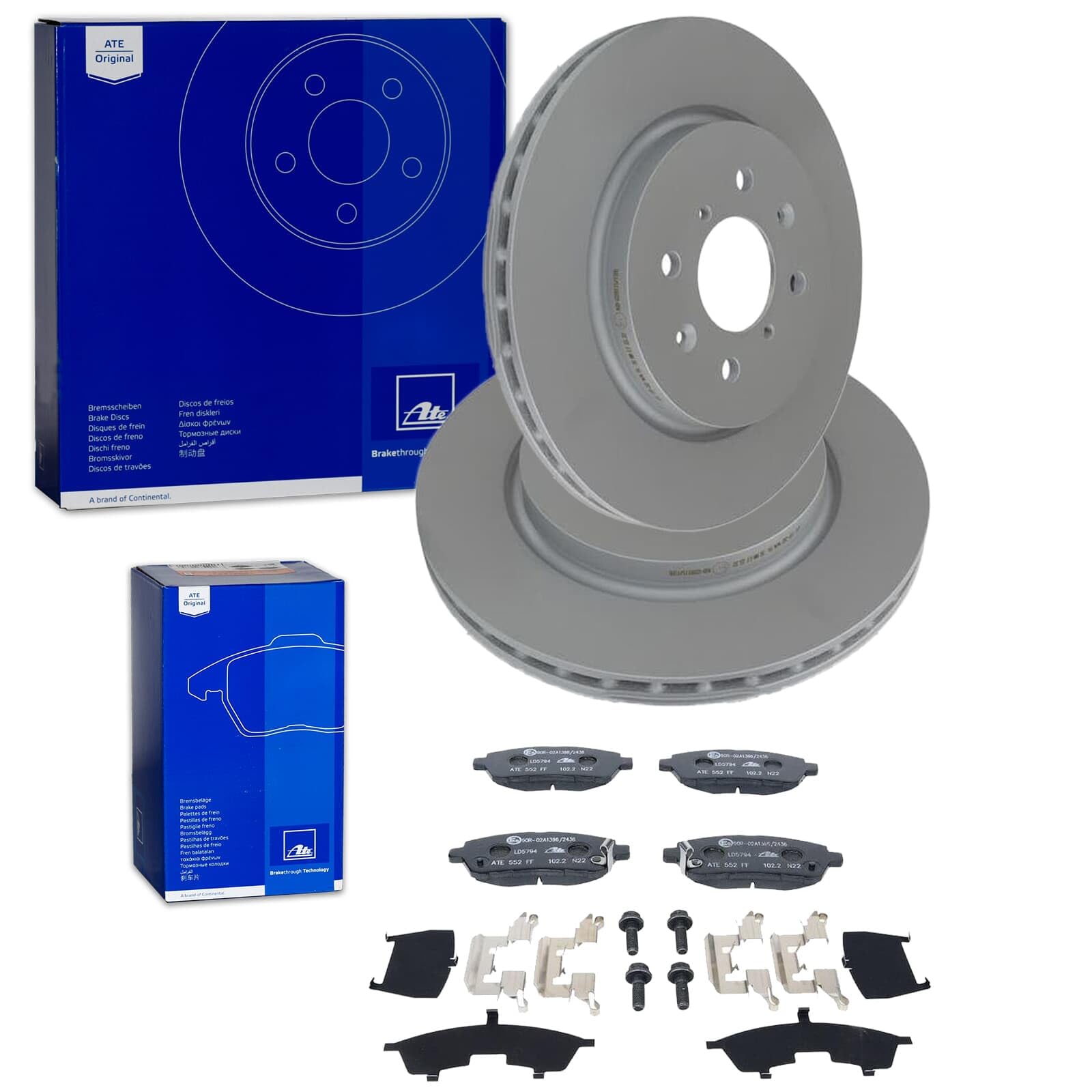 ATE Bremsscheiben 272mm + Beläge vorne passend für SWIFT 4 IV FZ NZ ATE Bremsscheiben 272mm + Beläge vorne passend für SWIFT 4 IV FZ NZ von BandelOne