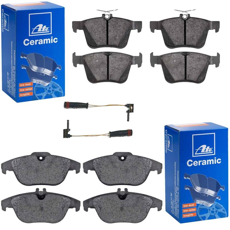 ATE CERAMIC BREMSBELAG vorne + hinten für C + E-Klasse W204 A207 Coupe von BandelOne