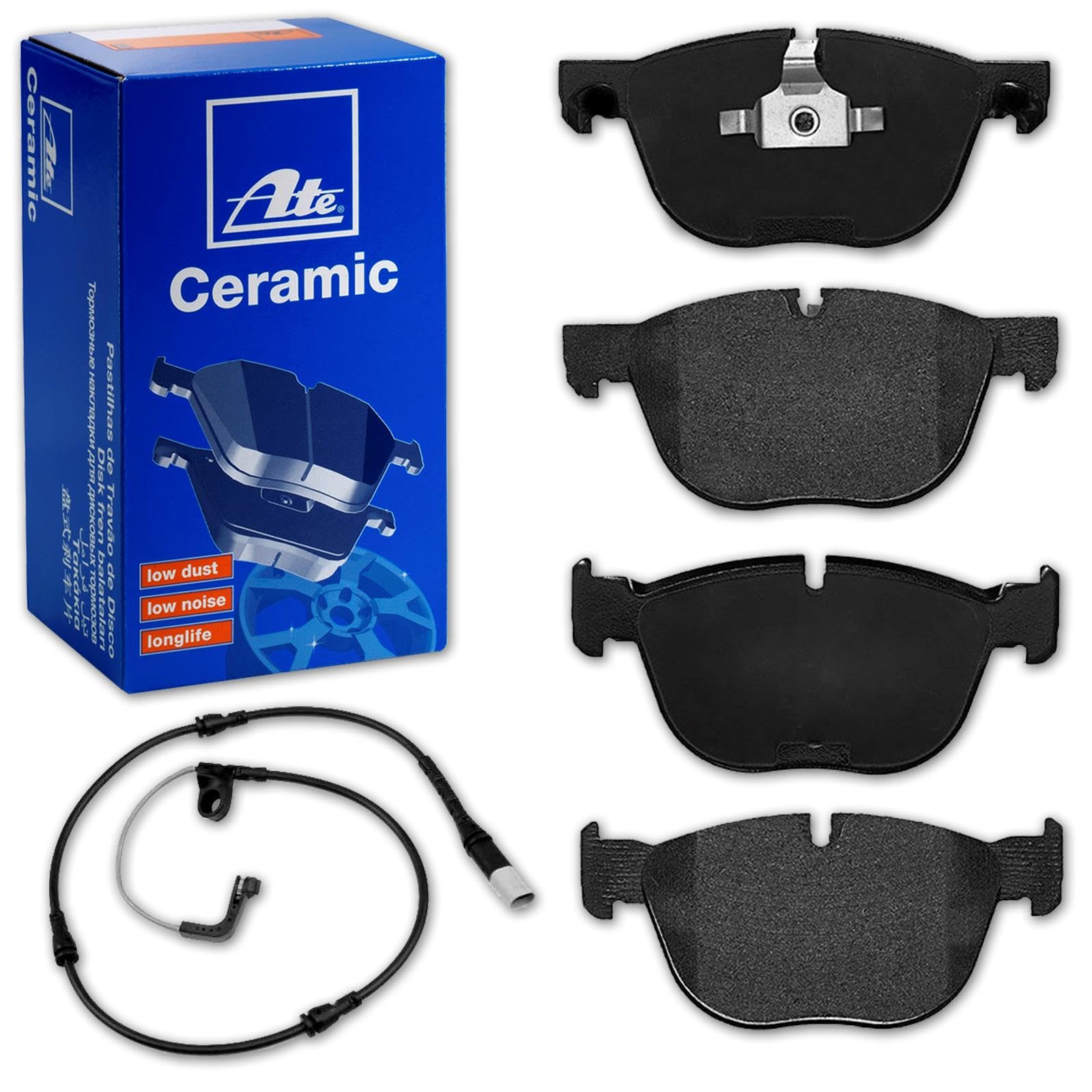ATE CERAMIC Bremsbeläge + Warnkontakt vorne passend für X5 E70 + X6 E71 ATE CERAMIC Bremsbeläge + Warnkontakt vorne passend für X5 E70 + X6 E71 von BandelOne