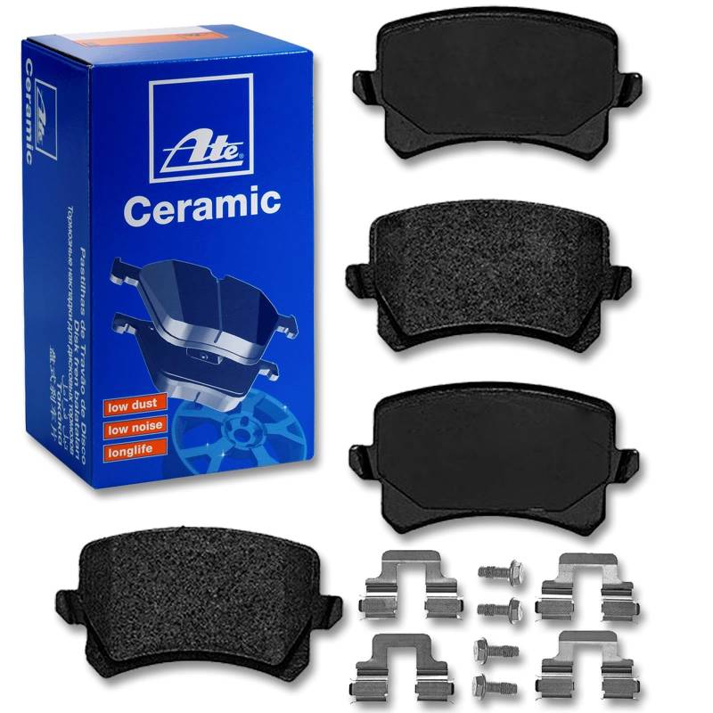 ATE CERAMIC Bremsbeläge hinten für Passat 3C Q3 Alhambra von BandelOne