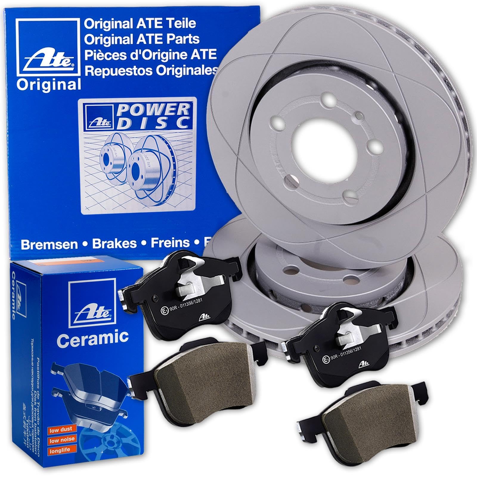 ATE POWERDISC Bremsscheiben + CERAMIC Beläge vorne für CITOREN C3 II PICASSO DS3 ATE POWERDISC Bremsscheiben + CERAMIC Beläge vorne für CITOREN C3 II PICASSO DS3 von BandelOne