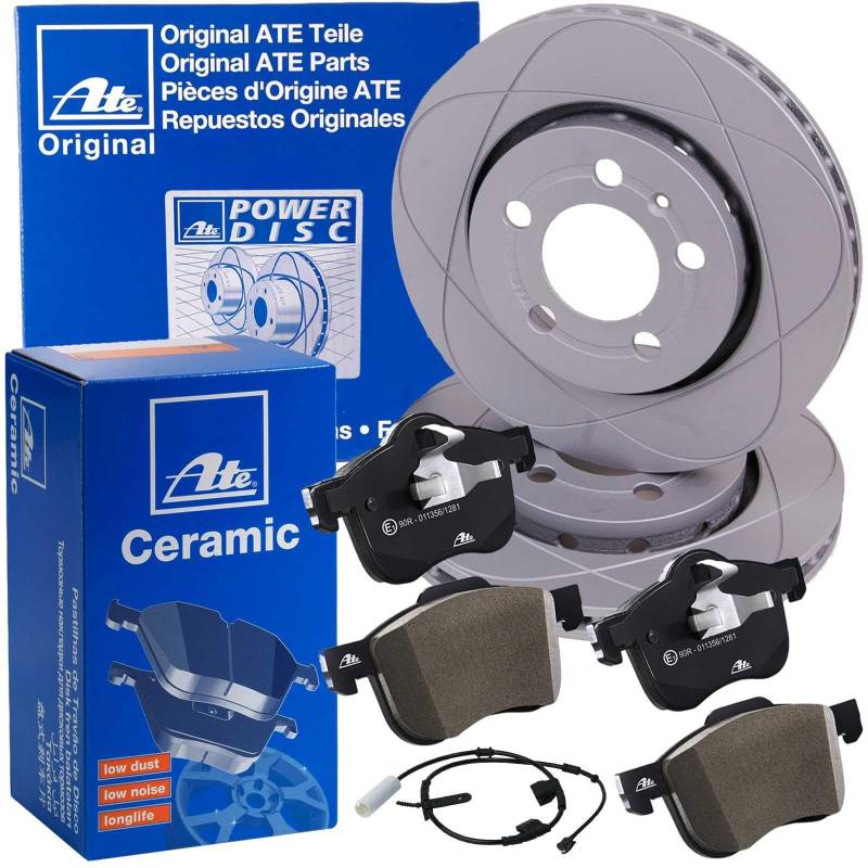 ATE POWERDISC Bremsscheiben 320mm + CERAMIC Beläge hinten passend für X3 E83 von BandelOne