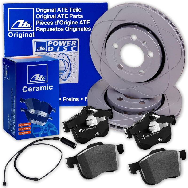ATE PowerDisc Bremsscheiben 292mm + CERAMIC Beläge vorne passend für 3er E90 von BandelOne