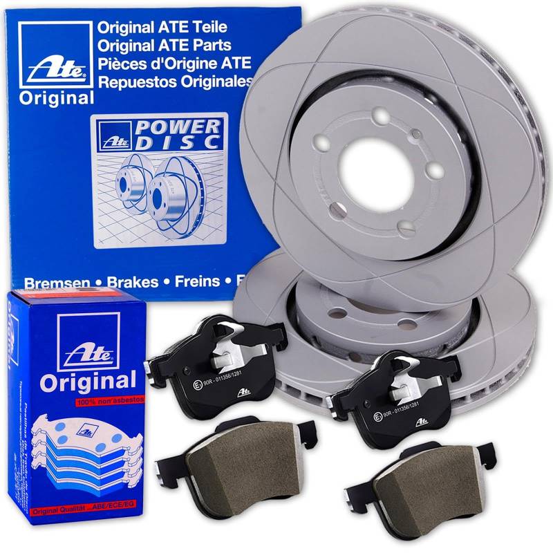 ATE PowerDisc Bremsscheiben 320mm + Beläge vorne für Focus II MK2 2,5 ST von BandelOne