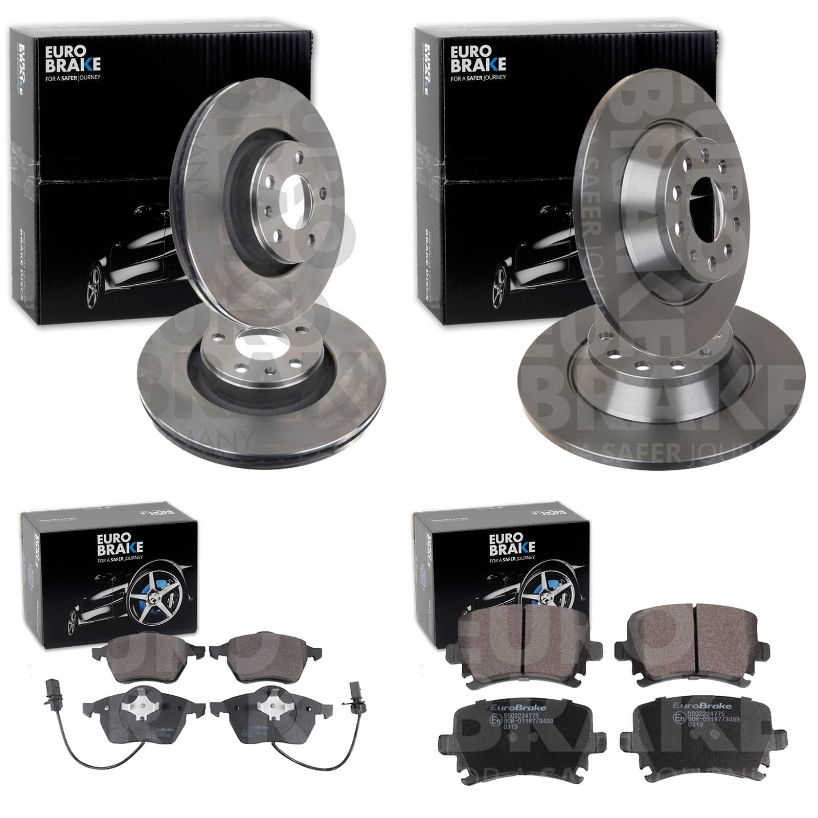 BandelOne Bremsscheiben + Beläge vorne + hinten passend für A6 4F C6 BandelOne Bremsscheiben + Beläge vorne + hinten passend für A6 4F C6 von BandelOne