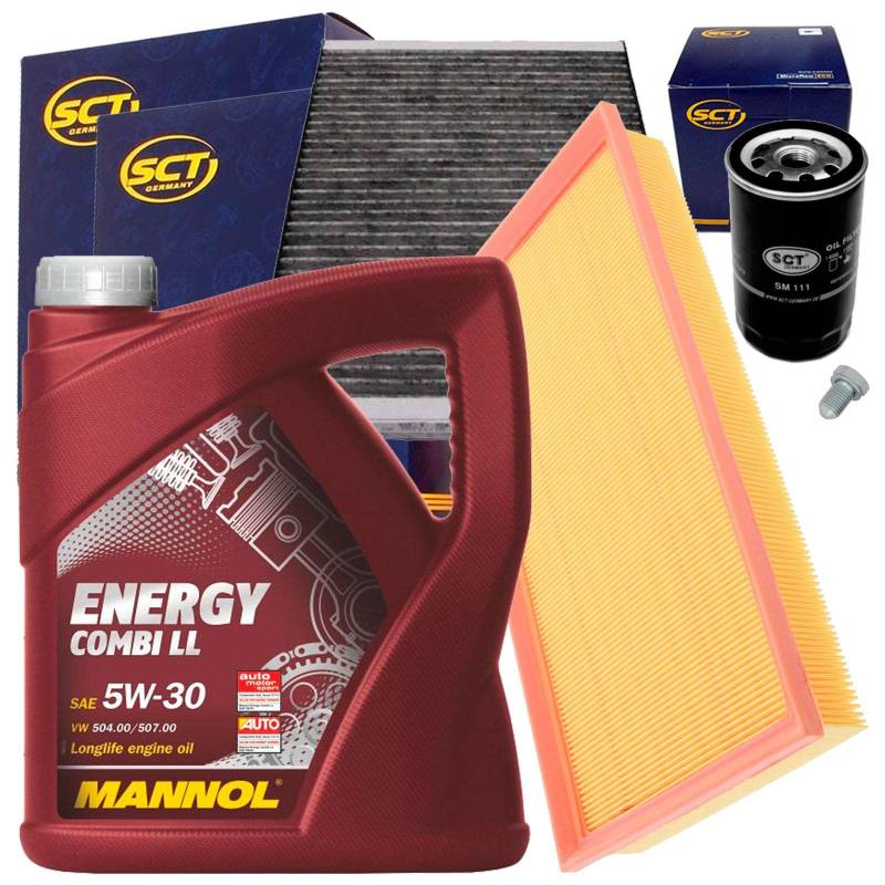 Inspektionspaket Filter und 5l Motoröl 5W-30 von BandelOne