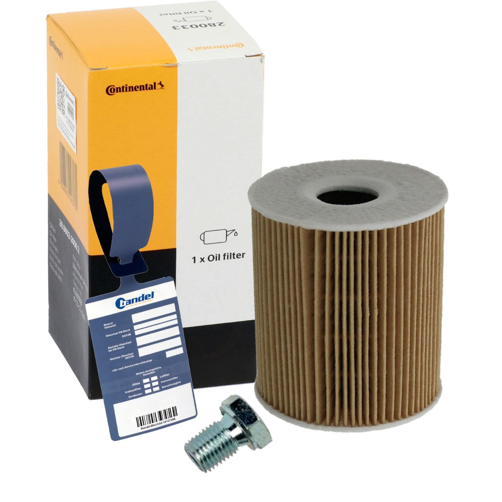 Conti Ölwechselpaket passend für 3er E46 5er E39 7er E38 X5 E53 330d 525 530d 3.0d von BandelOne