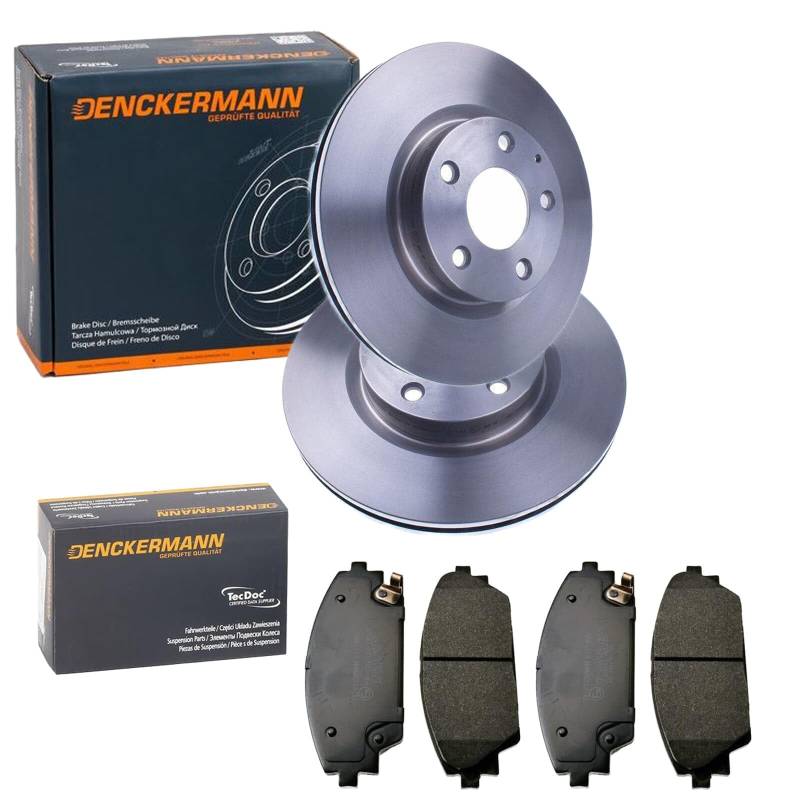 Denckermann Bremsscheiben 295mm + Beläge vorne passend für CX-3 DK 3 BM BN von BandelOne