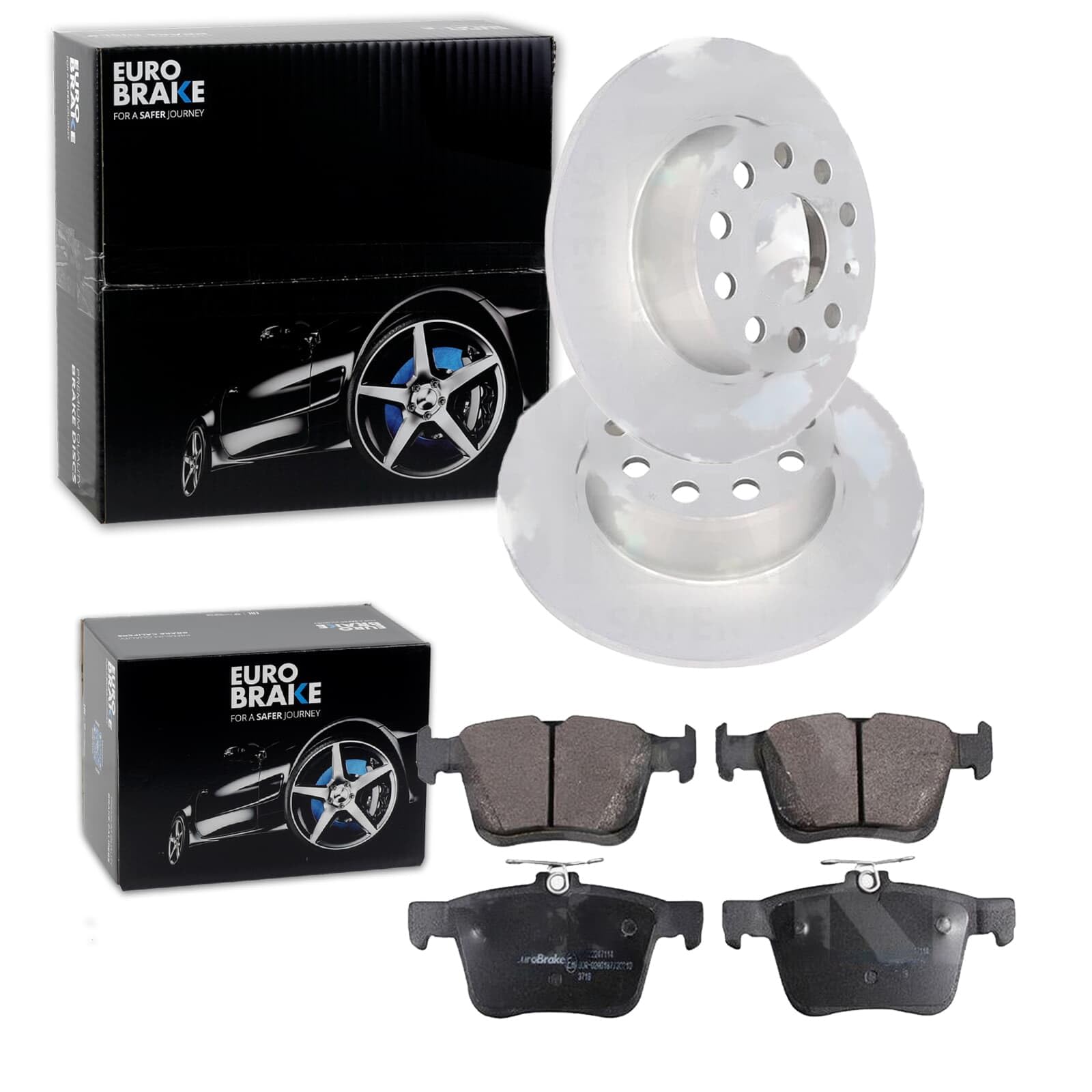 EUROBRAKE Bremsscheiben 272mm + Beläge hinten passend für Q2 ATECA KAROQ EUROBRAKE Bremsscheiben 272mm + Beläge hinten passend für Q2 ATECA KAROQ von BandelOne