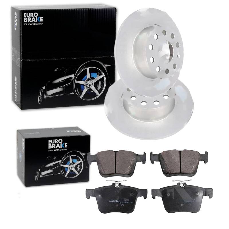 EUROBRAKE Bremsscheiben 272mm + Beläge hinten passend für Q2 ATECA KAROQ von BandelOne