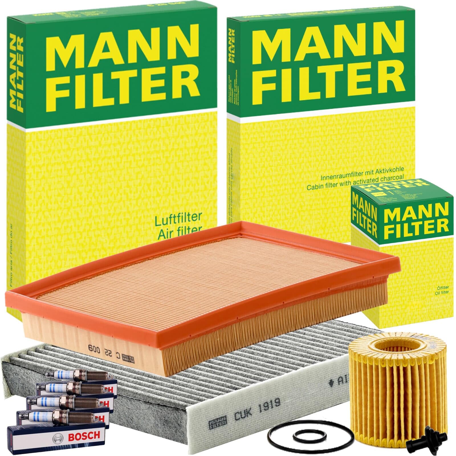 Inspektionspaket passend für Auris E18 E15 PRIUS W3 W4 HYBRID Inspektionspaket passend für Auris E18 E15 PRIUS W3 W4 HYBRID von BandelOne