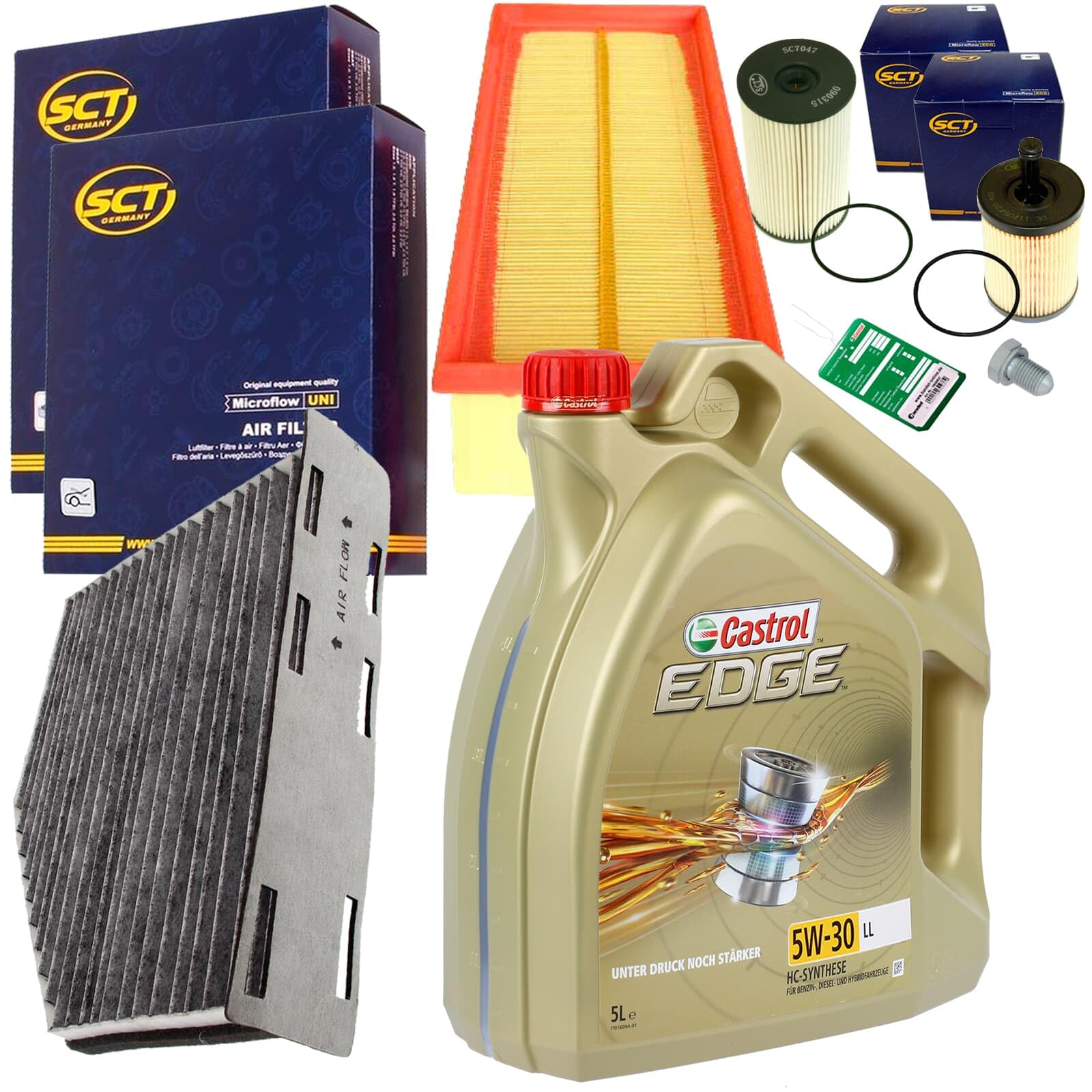 Inspektionspaket+ 5W30 für 1.9 2.0 TDI A3 8P 3C TOURAN 1T1 Inspektionspaket+ 5W30 für 1.9 2.0 TDI A3 8P 3C TOURAN 1T1 von BandelOne