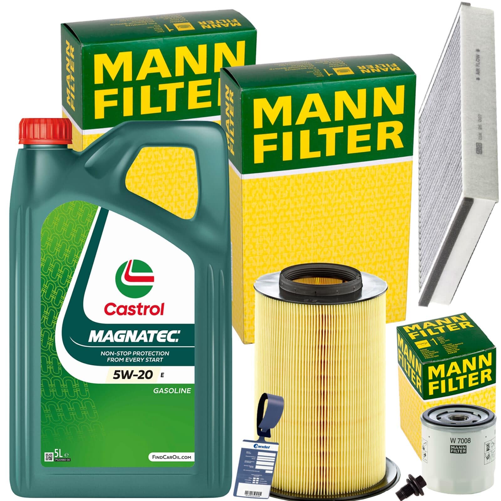 Inspektionspaket + 4L 5W-20 Motoröl passend für Focus 3 ECOBOOST Inspektionspaket + 4L 5W-20 Motoröl passend für Focus 3 ECOBOOST von BandelOne