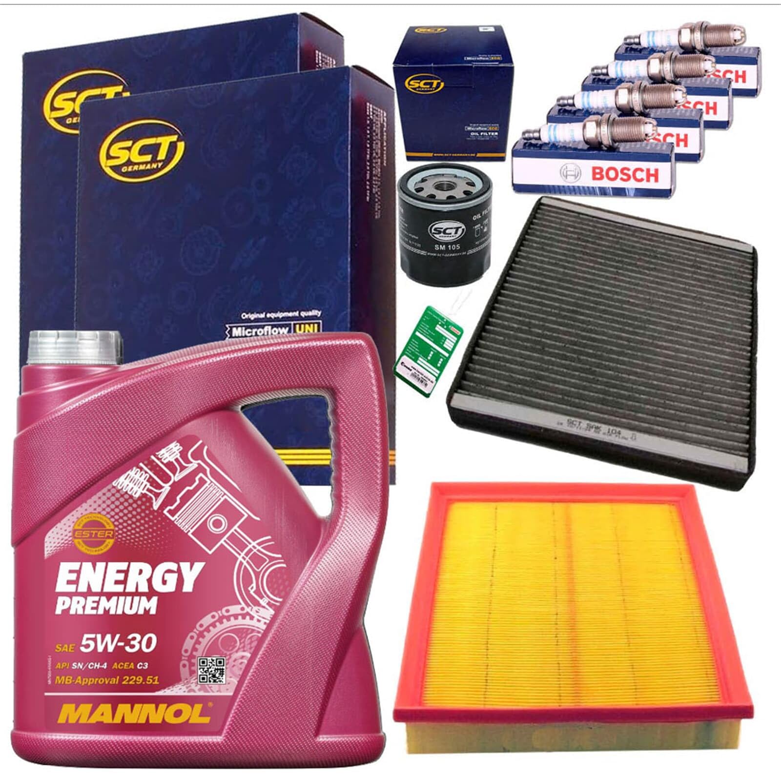 Inspektionspaket + 5L Motoröl für 1.4 1.6 1.8 2.0 + 16V Astra G A F75 Inspektionspaket + 5L Motoröl für 1.4 1.6 1.8 2.0 + 16V Astra G A F75 von BandelOne