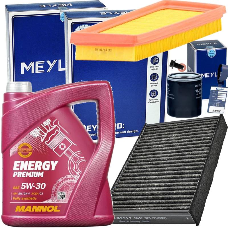 Inspektionspaket + 5W30 für C1 108 AYGO 69 + 72 PS von BandelOne