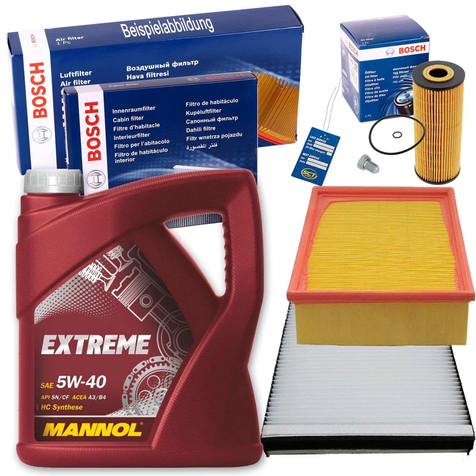 Filter Inspektionspaket + 5W40 Motoröl 1.8 + 1.8 T für Passat 3B A4 B5 Filter Inspektionspaket + 5W40 Motoröl 1.8 + 1.8 T für Passat 3B A4 B5 von BandelOne