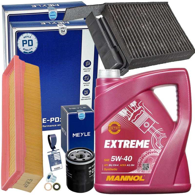 Inspektionspaket + 5W40 für Twingo 2 MODUS Clio 3 + Sandero + Logan von BandelOne