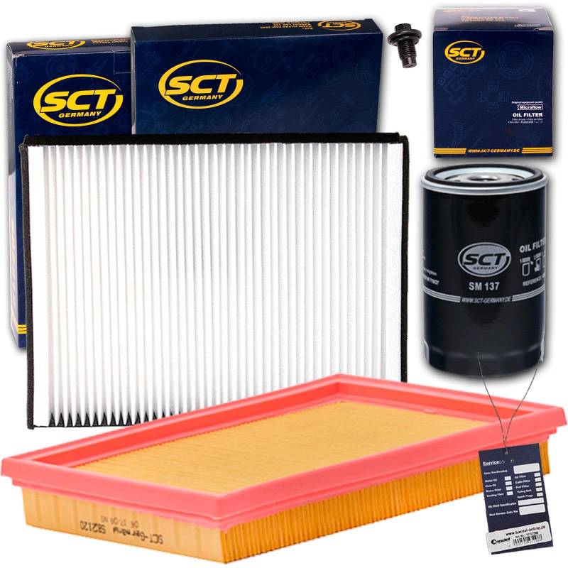 Inspektionspaket Filter passend für Fiesta 5 FUSION JU 1.3 + 1.6 von BandelOne