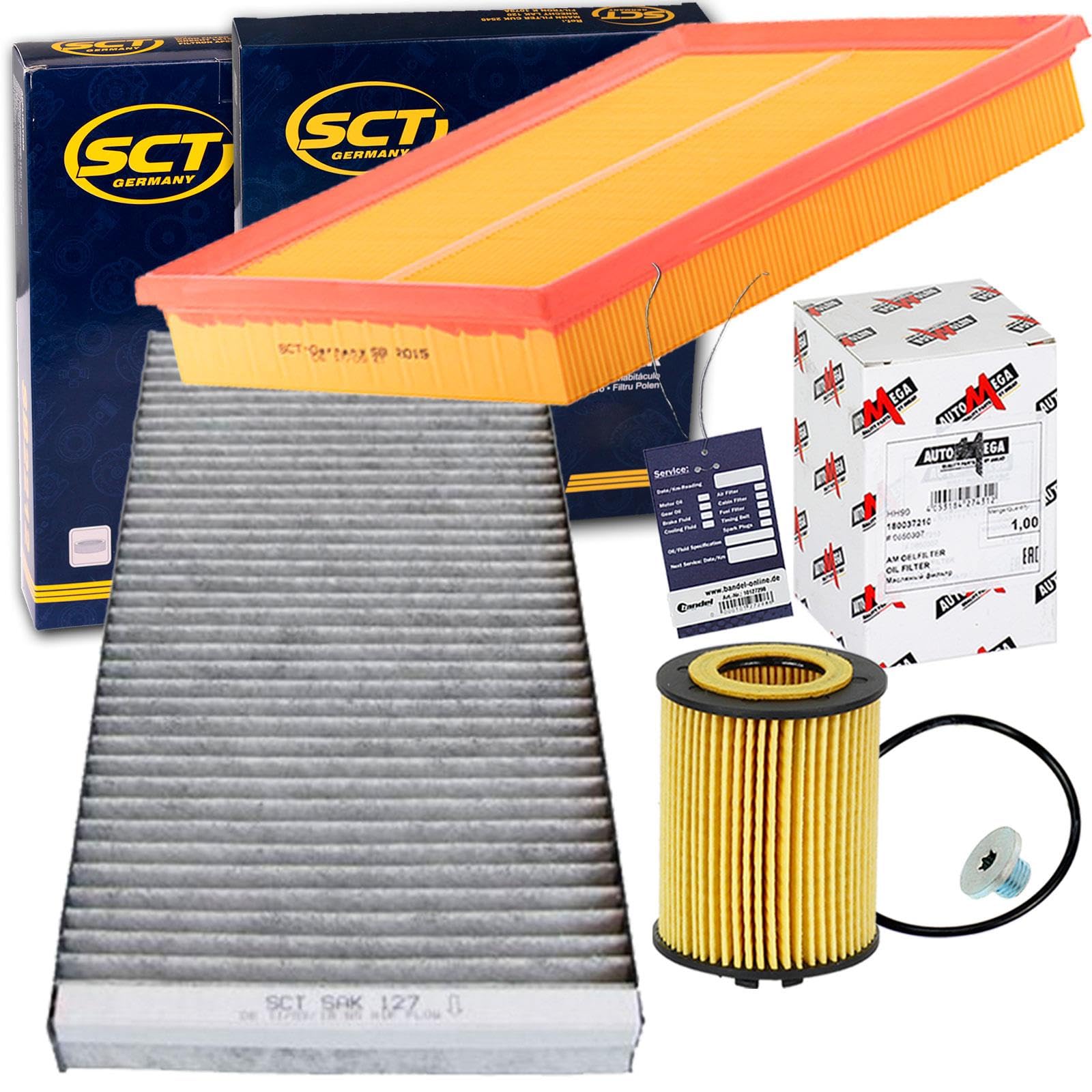 Inspektionspaket passend für Corsa C Combo + TOUR TIGRA 58-90 PS Inspektionspaket passend für Corsa C Combo + TOUR TIGRA 58-90 PS von BandelOne