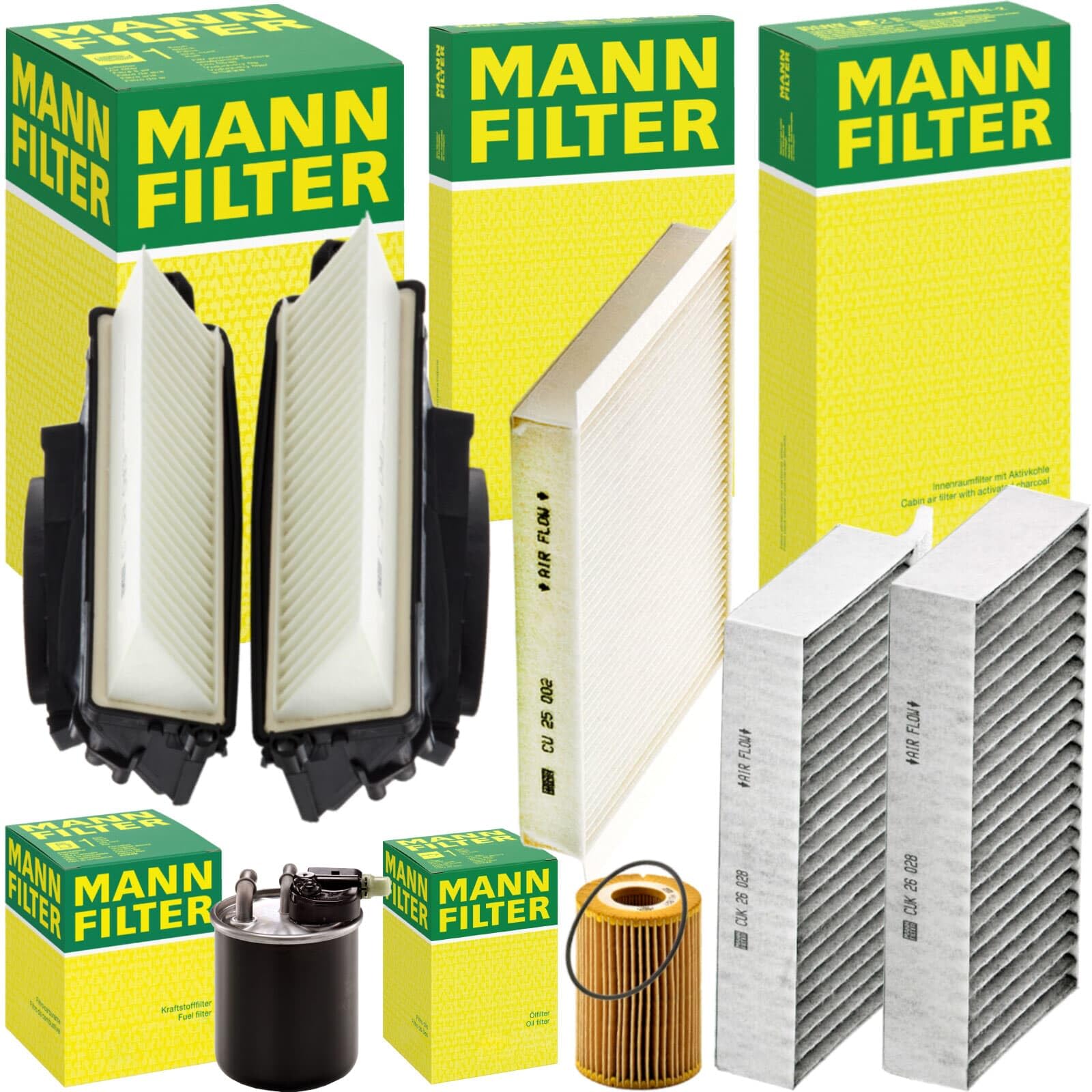 Inspektionspaket passend für M KLASSSE GLE W166 C292 GL GLS X166 Inspektionspaket passend für M KLASSSE GLE W166 C292 GL GLS X166 von BandelOne