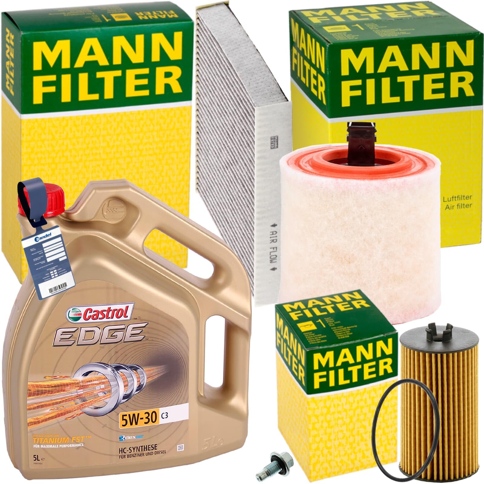 Inspektionspaket + 5L 5W-30 Öl passend für Astra K 1.6 AB 06.15 Inspektionspaket + 5L 5W-30 Öl passend für Astra K 1.6 AB 06.15 von BandelOne