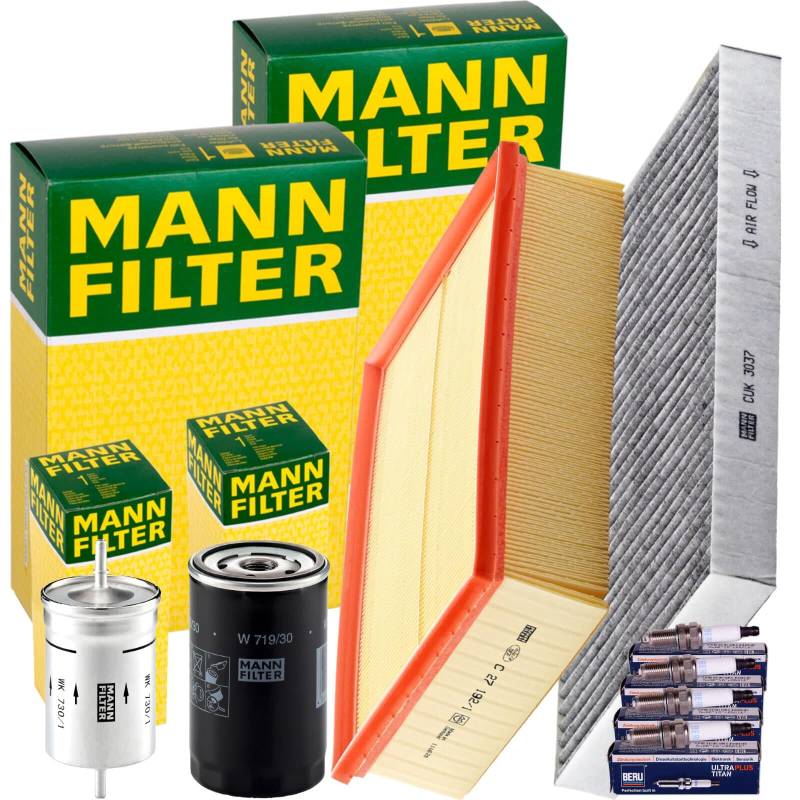 Mann Inspektionspaket passend für 1.6 + 2.0 A4 B6 B7 8E EXEO 3R2 von BandelOne