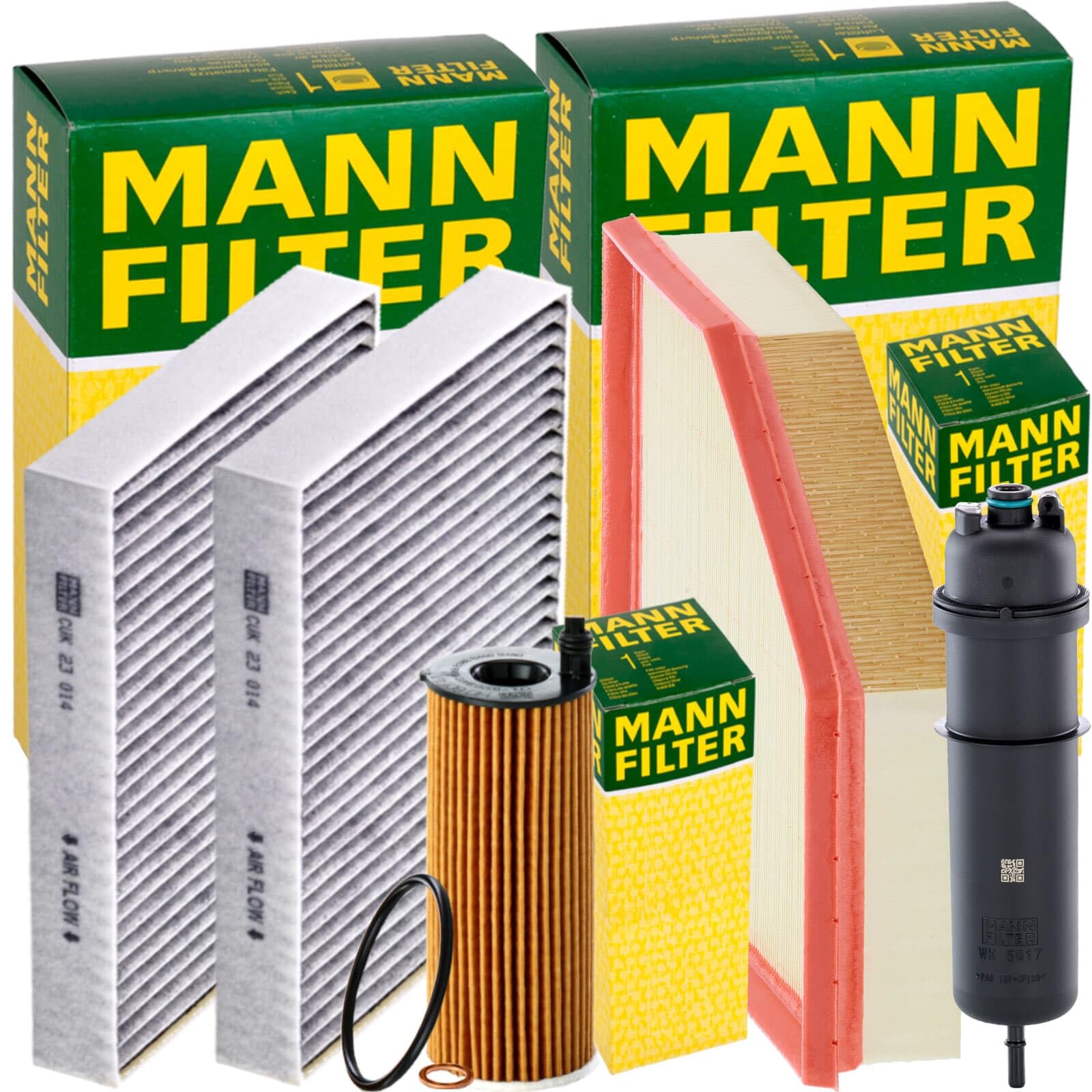 Mann Inspektionspaket passend für 5er G30 F90 G31 7er G11 X5 G05 F95 von BandelOne