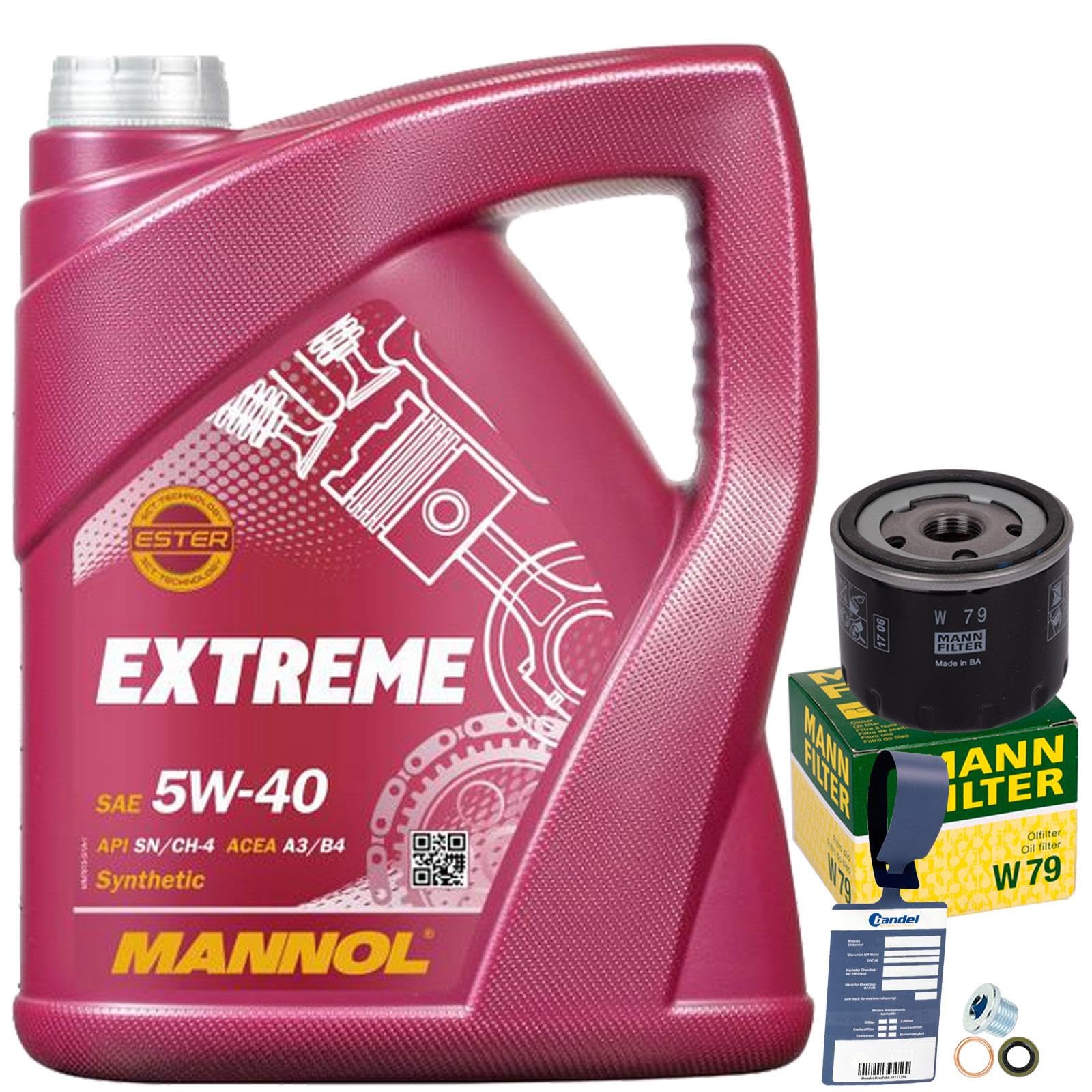 Ölfilter + 5W40 für Twingo Megane 3 Logan Sandero von BandelOne