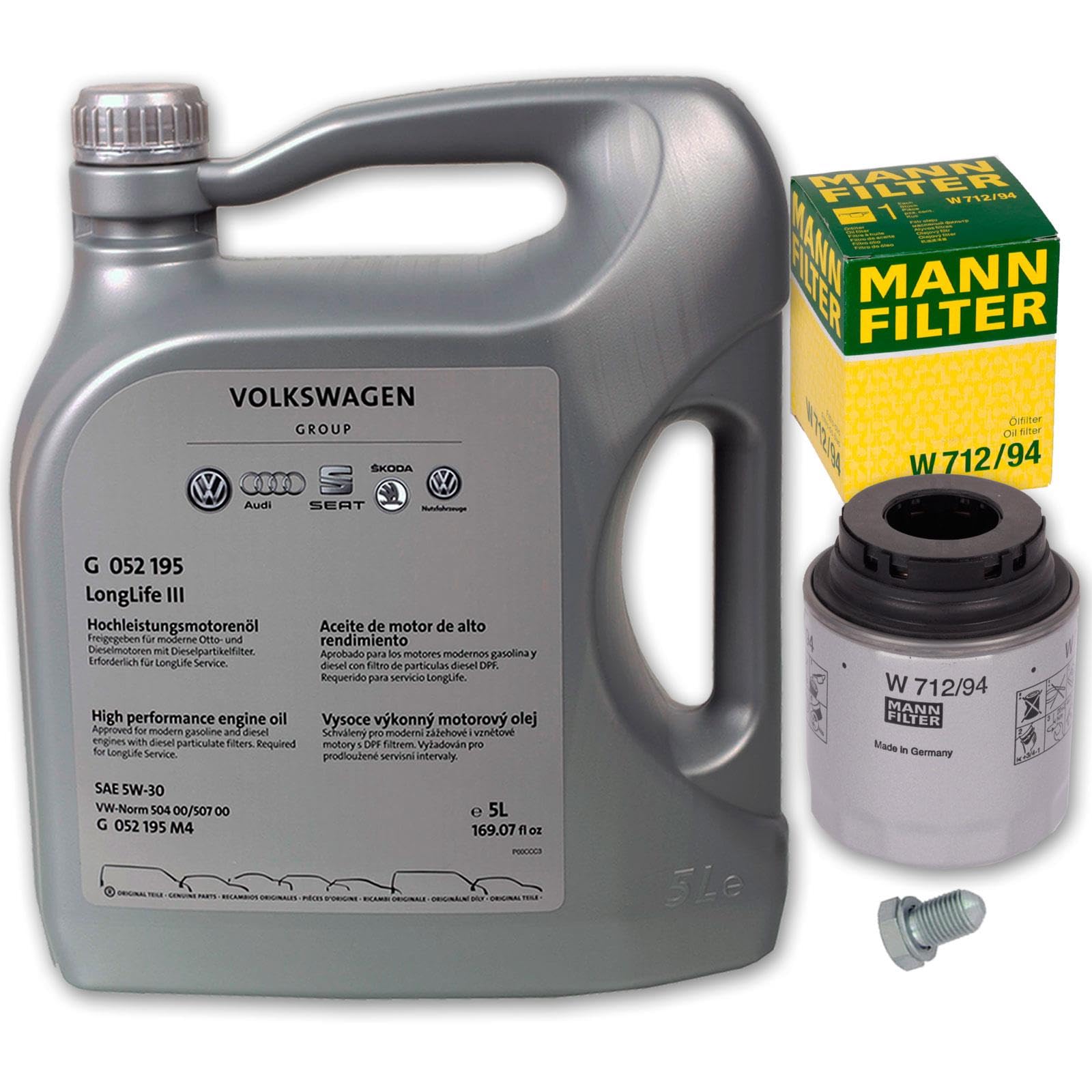 Öl 0W30 LL3 FE + Ölfilter für 1.2 1.4 TSI TFSI Polo 6R PASSAT 3C Golf 5 Öl 0W30 LL3 FE + Ölfilter für 1.2 1.4 TSI TFSI Polo 6R PASSAT 3C Golf 5 von BandelOne