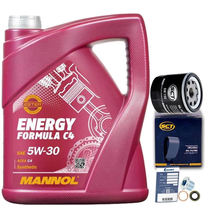Ölfilter + 5W30 für Megane 3 Clio A B Klasse 176 246 von BandelOne