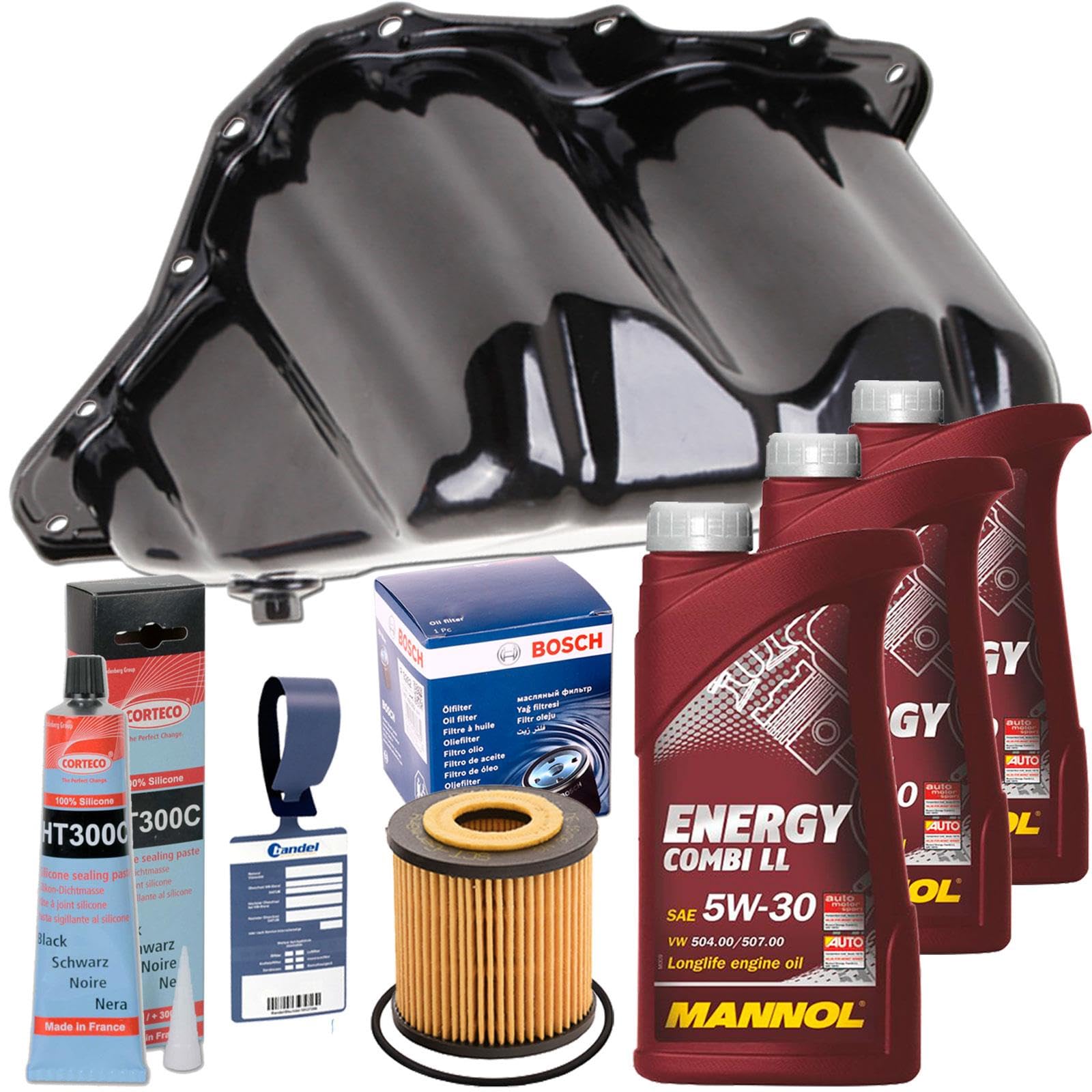 Ölfilter + ÖlWANNE + Mannol 5W30 Öl passend für SMART 450 451 452 0.6 + 0.7 + 0.8 Ölfilter + ÖlWANNE + Mannol 5W30 Öl passend für SMART 450 451 452 0.6 + 0.7 + 0.8 von BandelOne