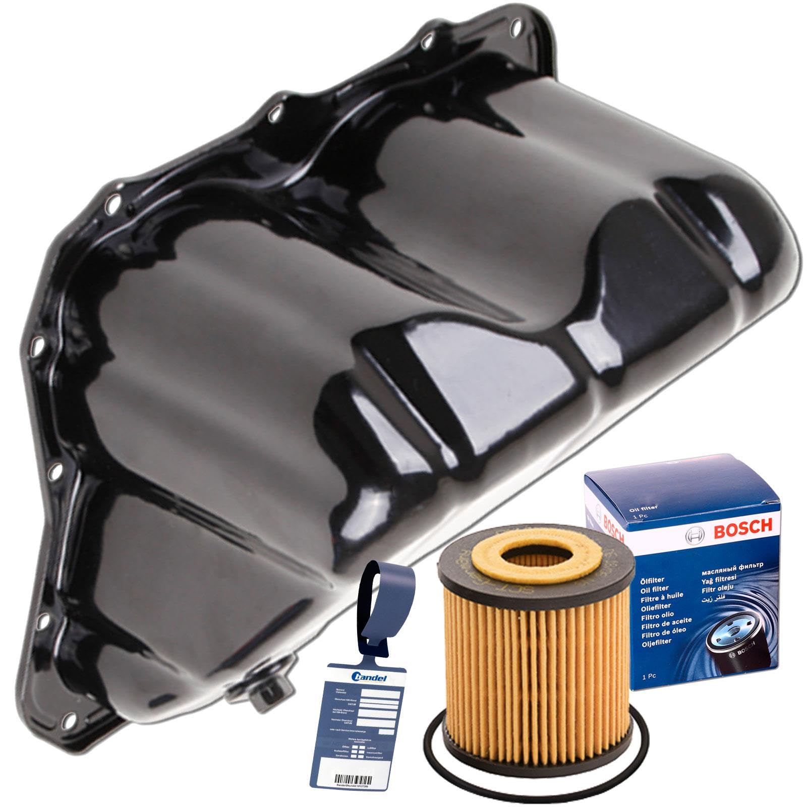 Ölfilter + ÖlWANNE passend für SMART 450 451 452 CABRIO Coupe FORTWO 0.6 + 0.7 + 0.8 von BandelOne