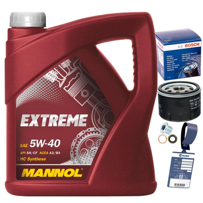 Ölfilter 0451103336 + 5W40 für Clio Laguna Megane SCENIC 1 von BandelOne