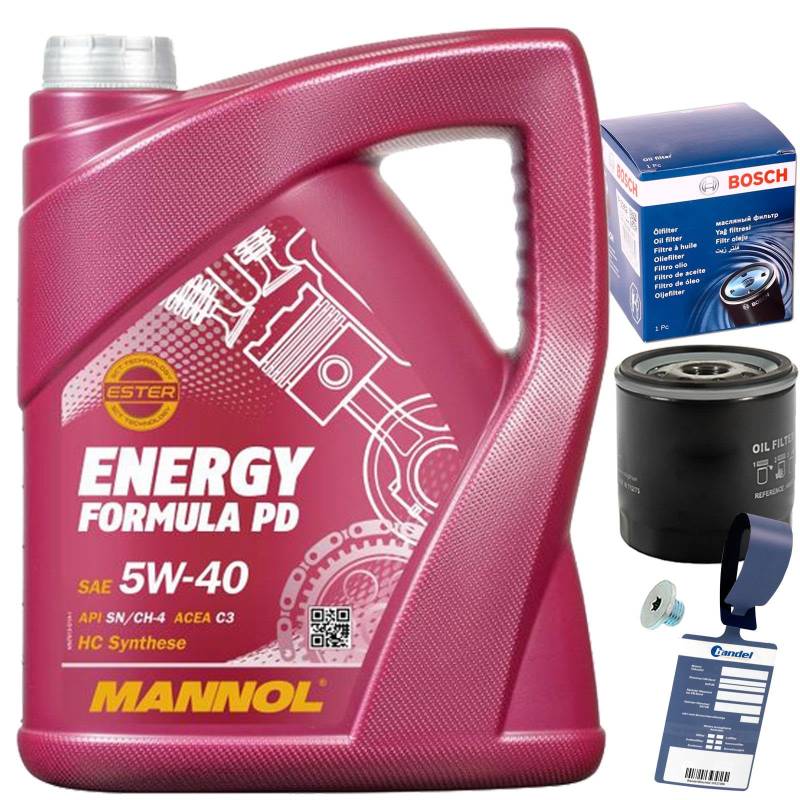 Ölfilter 0451103370 + 5W40 für Astra G H A B Vectra C von BandelOne