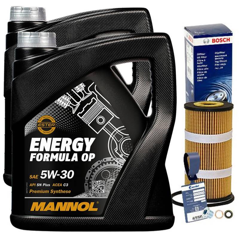 Ölfilter F026407125 + 5W30 Öl passend für VIVARO MOVANO B CDTI von BandelOne