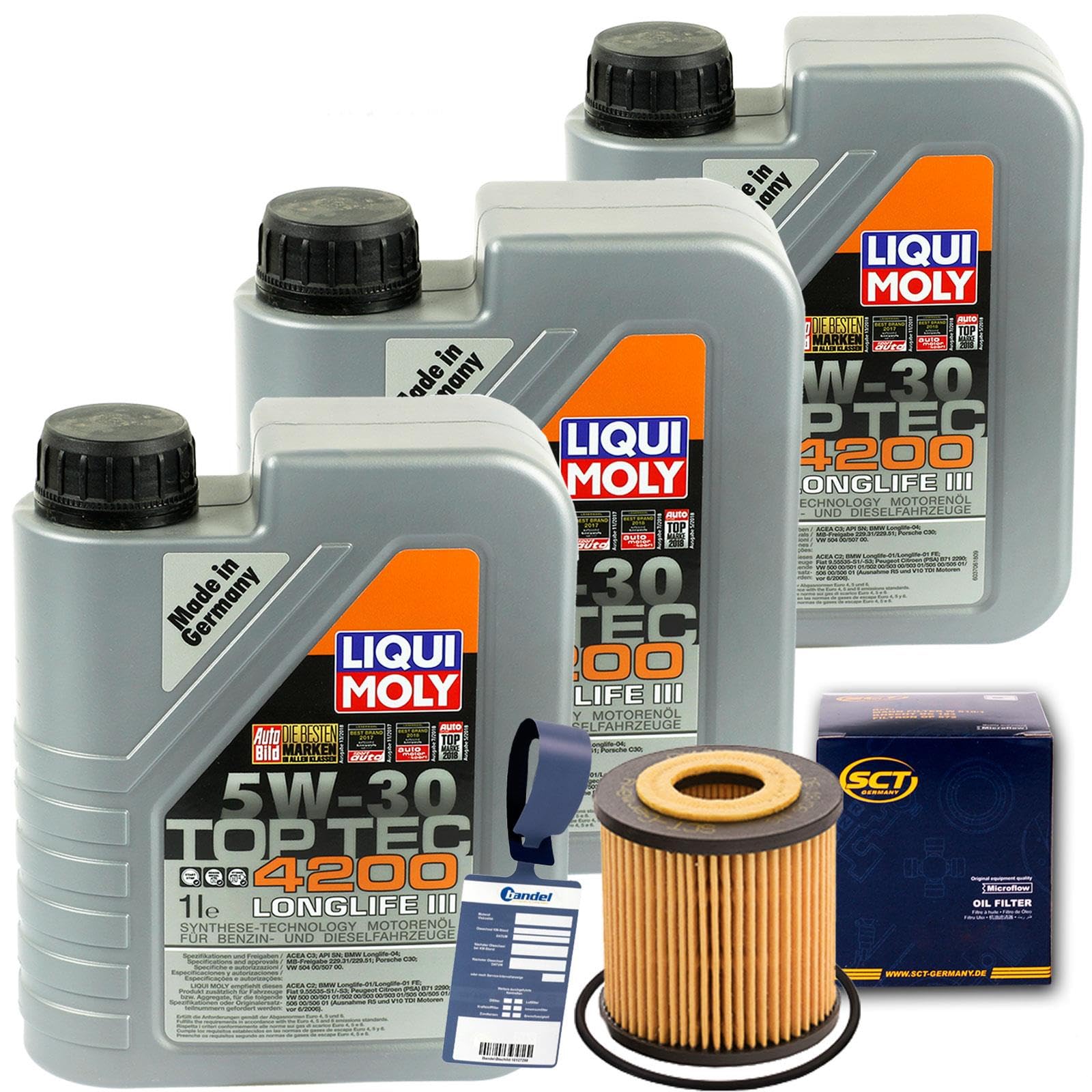 Ölfilter Filter + 5W30 Öl für 0.6 + 0.7 + 0.8 ForTwo 450 451 452 Ölfilter Filter + 5W30 Öl für 0.6 + 0.7 + 0.8 ForTwo 450 451 452 von BandelOne