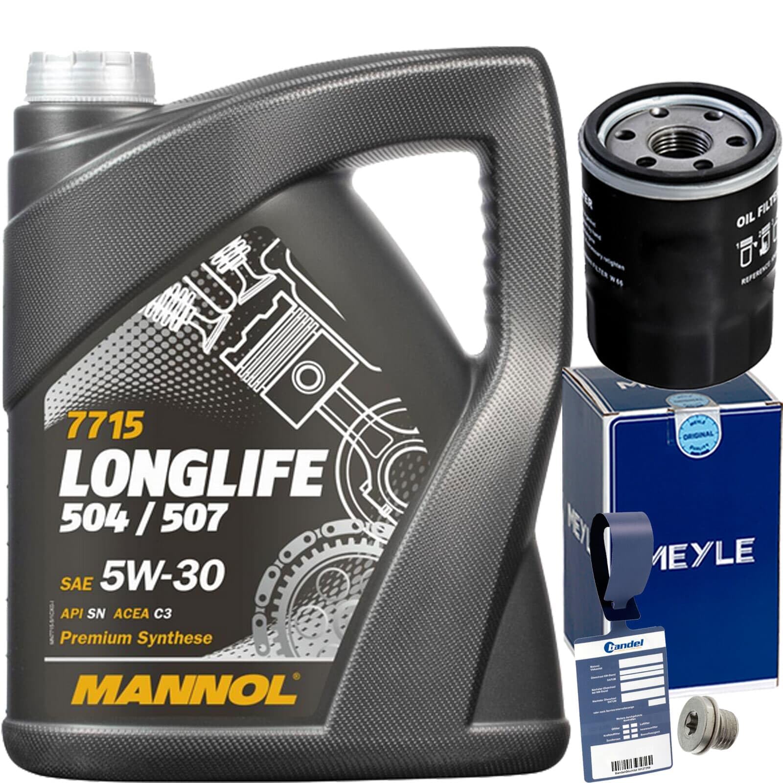 Ölfilter-Set + 5W30 Öl für 1.4 TDI Polo 6R Fabia 3 A1 IBIZA 4 Ölfilter-Set + 5W30 Öl für 1.4 TDI Polo 6R Fabia 3 A1 IBIZA 4 von BandelOne