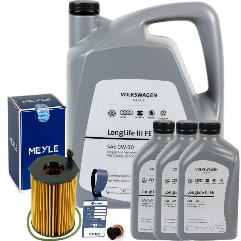 Ölfilter-Set + 5W30 Öl für 3.0 D Q5 Q7 A4 A5 A6 A7 A8 von BandelOne