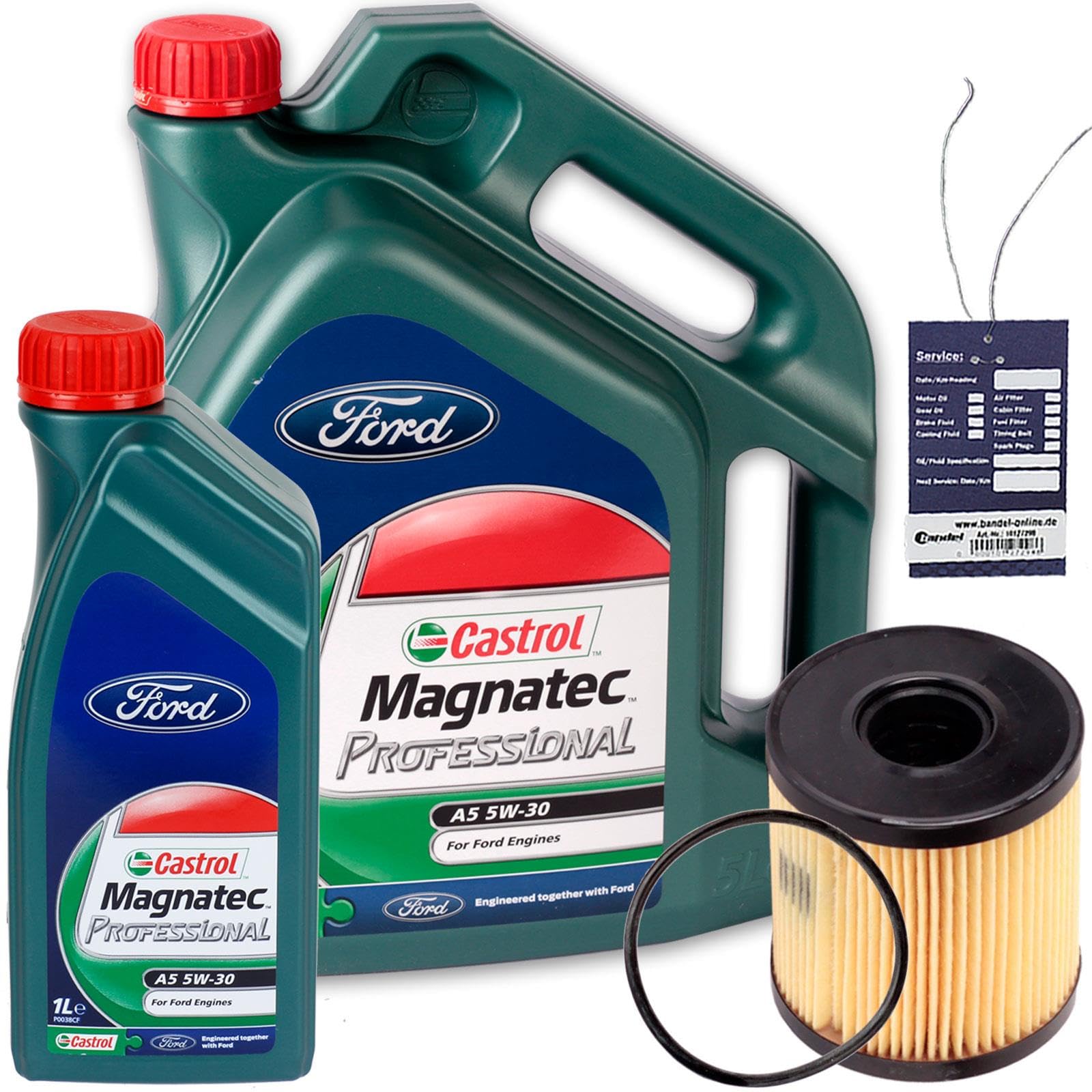 Ölwechselpaket + 5W-30 Öl 2.0/2.2 für Focus Mondeo 4 KUGA V50 Ölwechselpaket + 5W-30 Öl 2.0/2.2 für Focus Mondeo 4 KUGA V50 von BandelOne