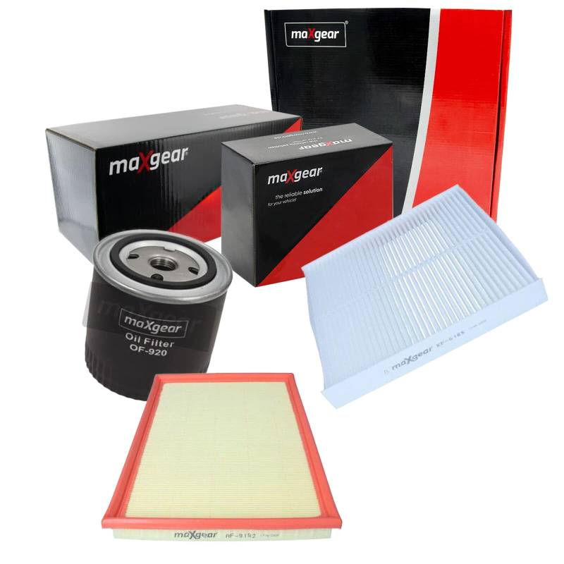 Pollenfilter + Luftfilter + Ölfilter passend für Almera Tino V10 von BandelOne